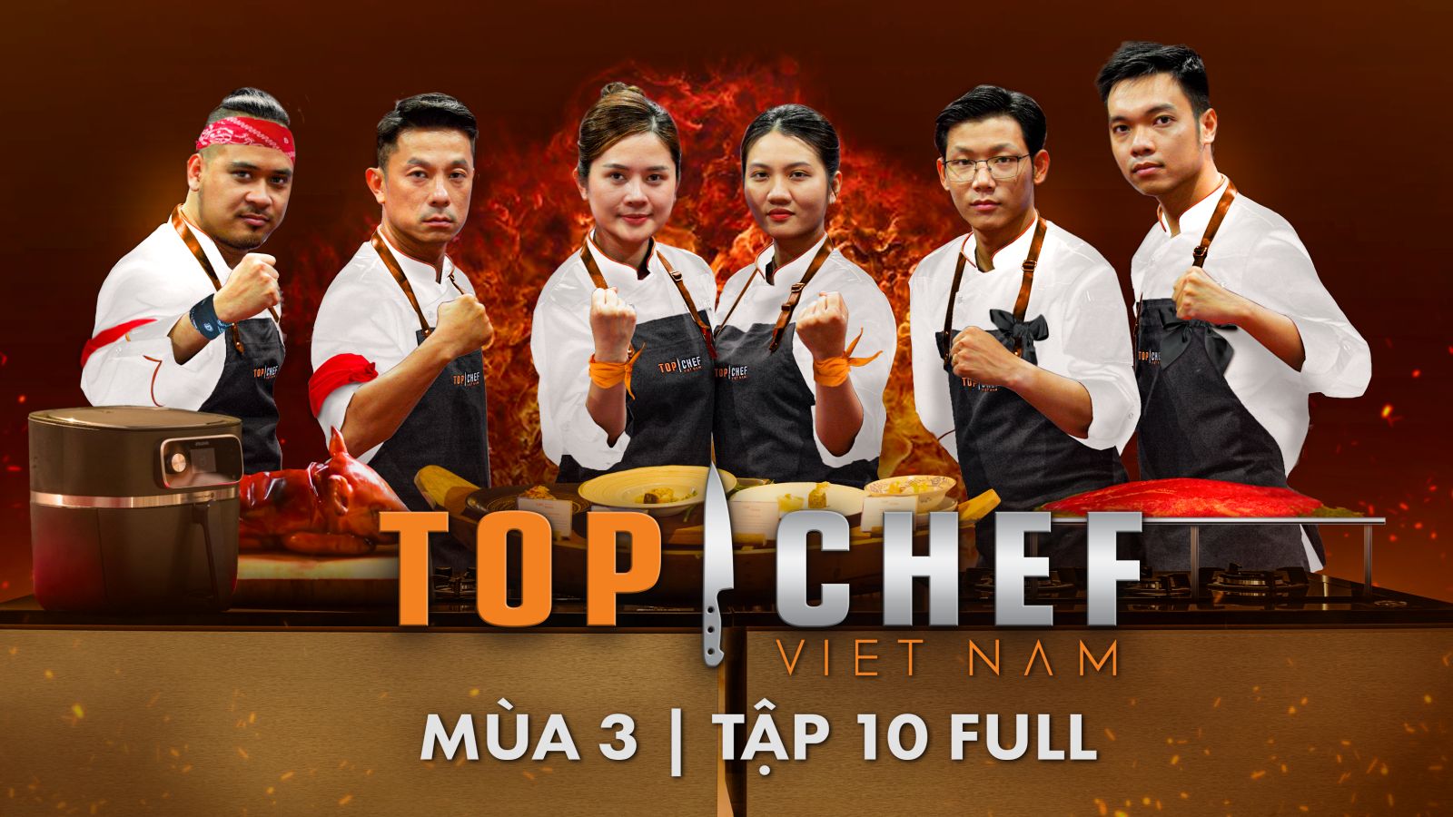 Top Chef 3 Tập 10 Lần đầu thực chiến, 6 Chef đón 100 thực khách trải nghiệm sản vật Đất Sông